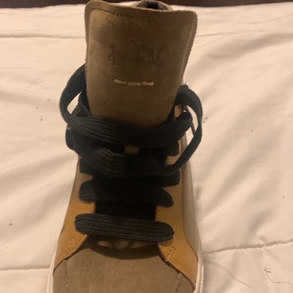 Coach Leather/Suede midtop leopard print sneaker - Picture 2 of 5